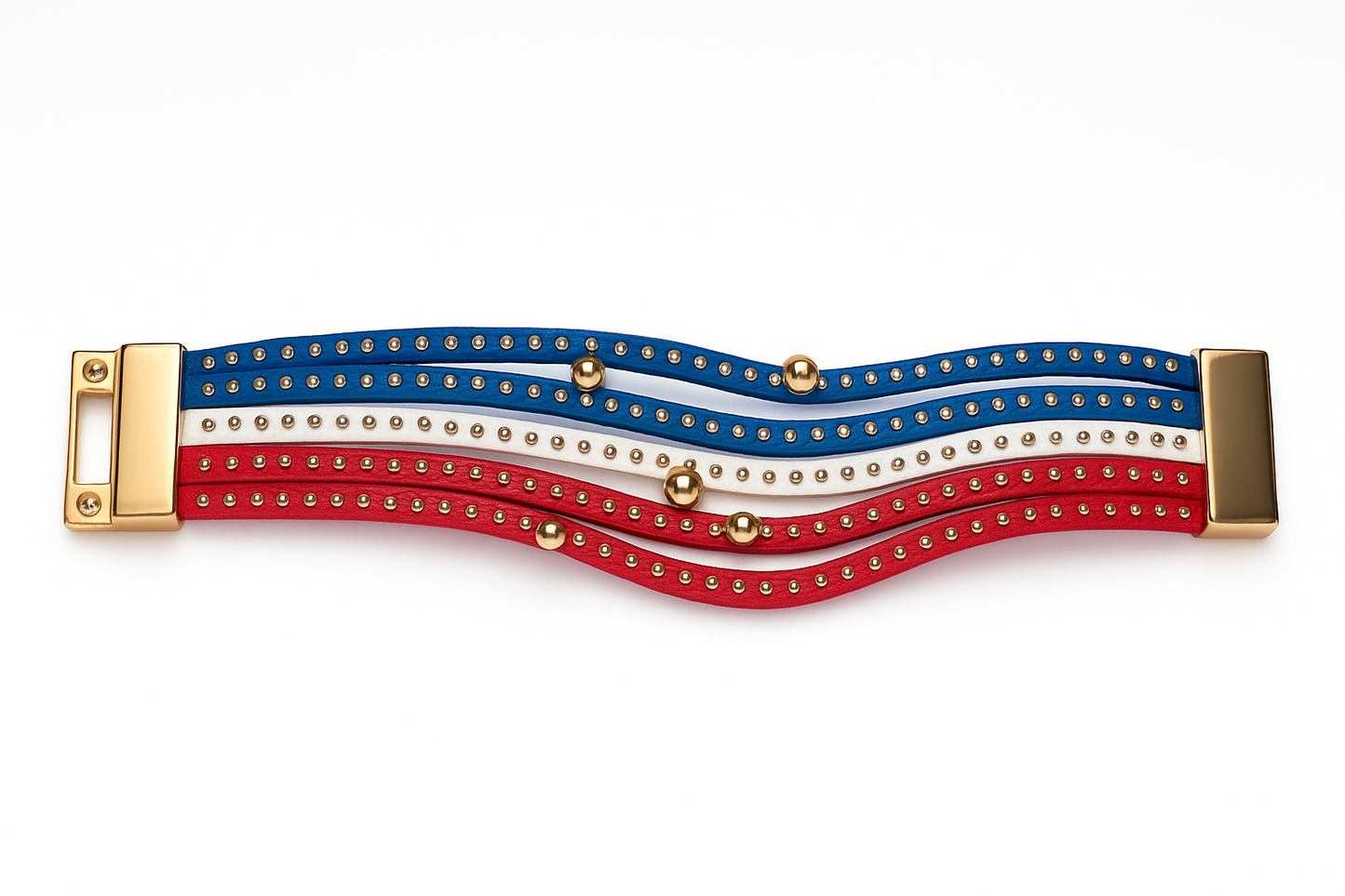 Bracelet Doré Multi-Lanières