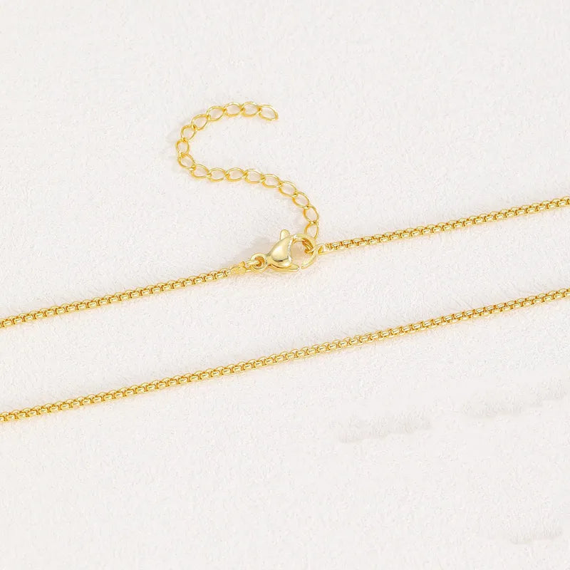 Chaîne Dorée Fine – Acier Inoxydable plaqué or – 45 cm