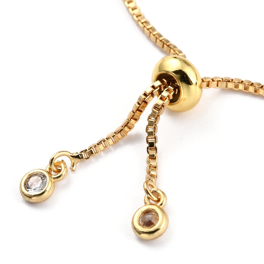 Bracelet SISTER doré – serti de zircons scintillants