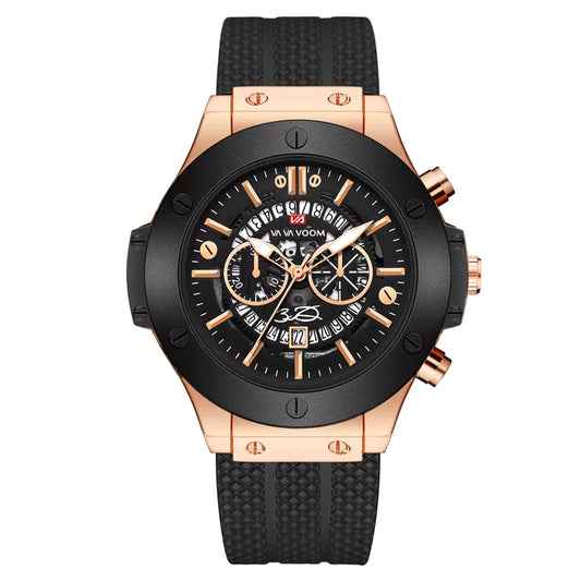 Montre pour homme élégant - tendance - silicone