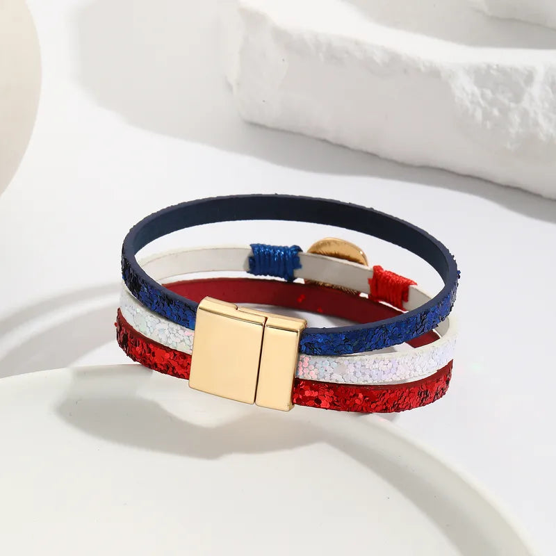 Bracelet “Tricolor Spirit” – Édition France & Style Moderne