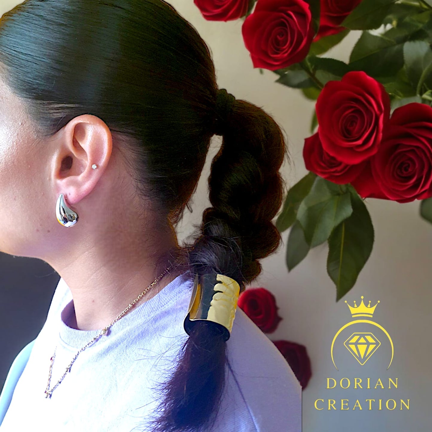 Boucles d'oreilles Dupes Goutte d'eau larme hypoallergéniques pour femme