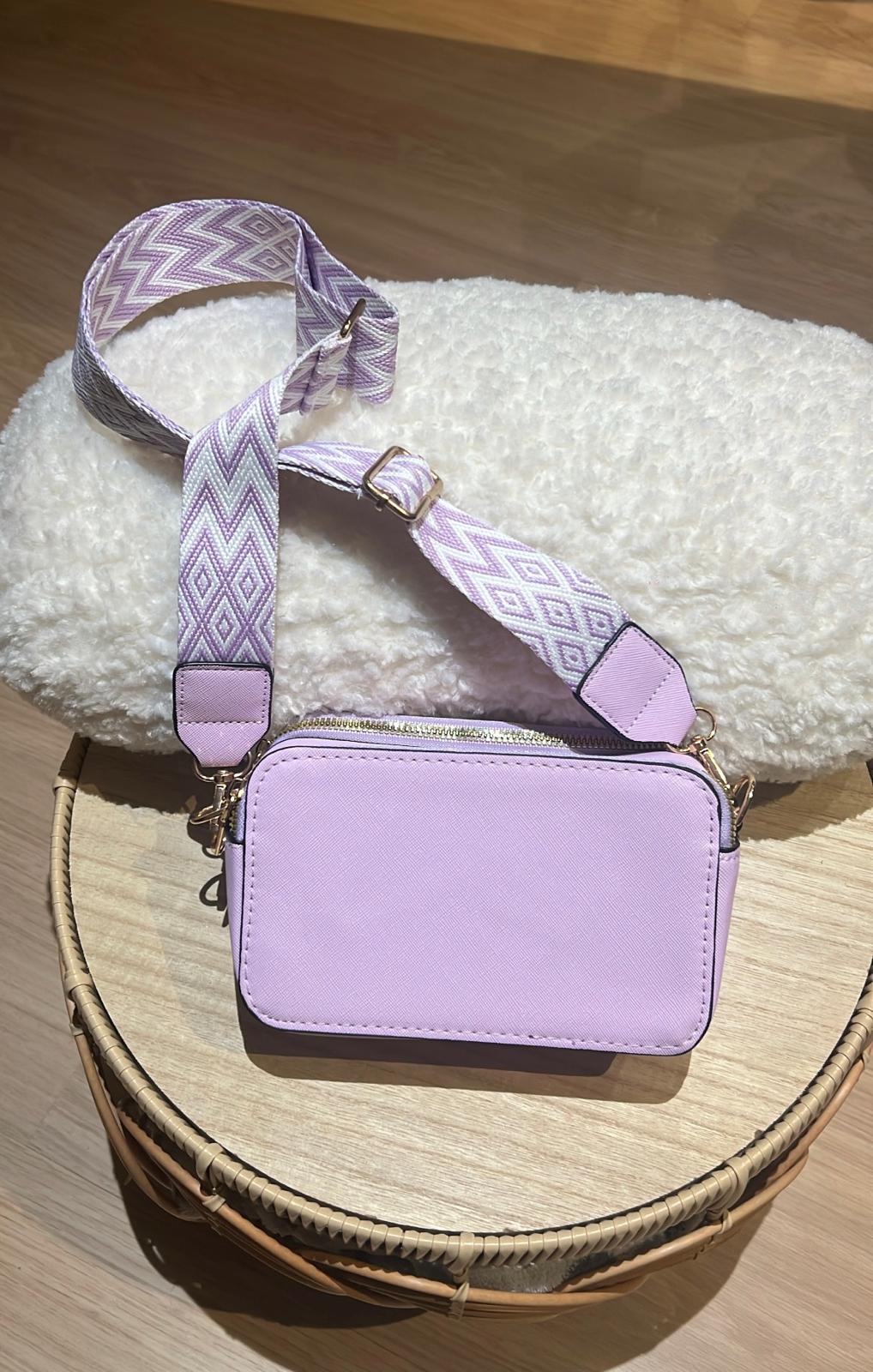 Sac à main Lilas Signature – Douceur pastel & élégance moderne