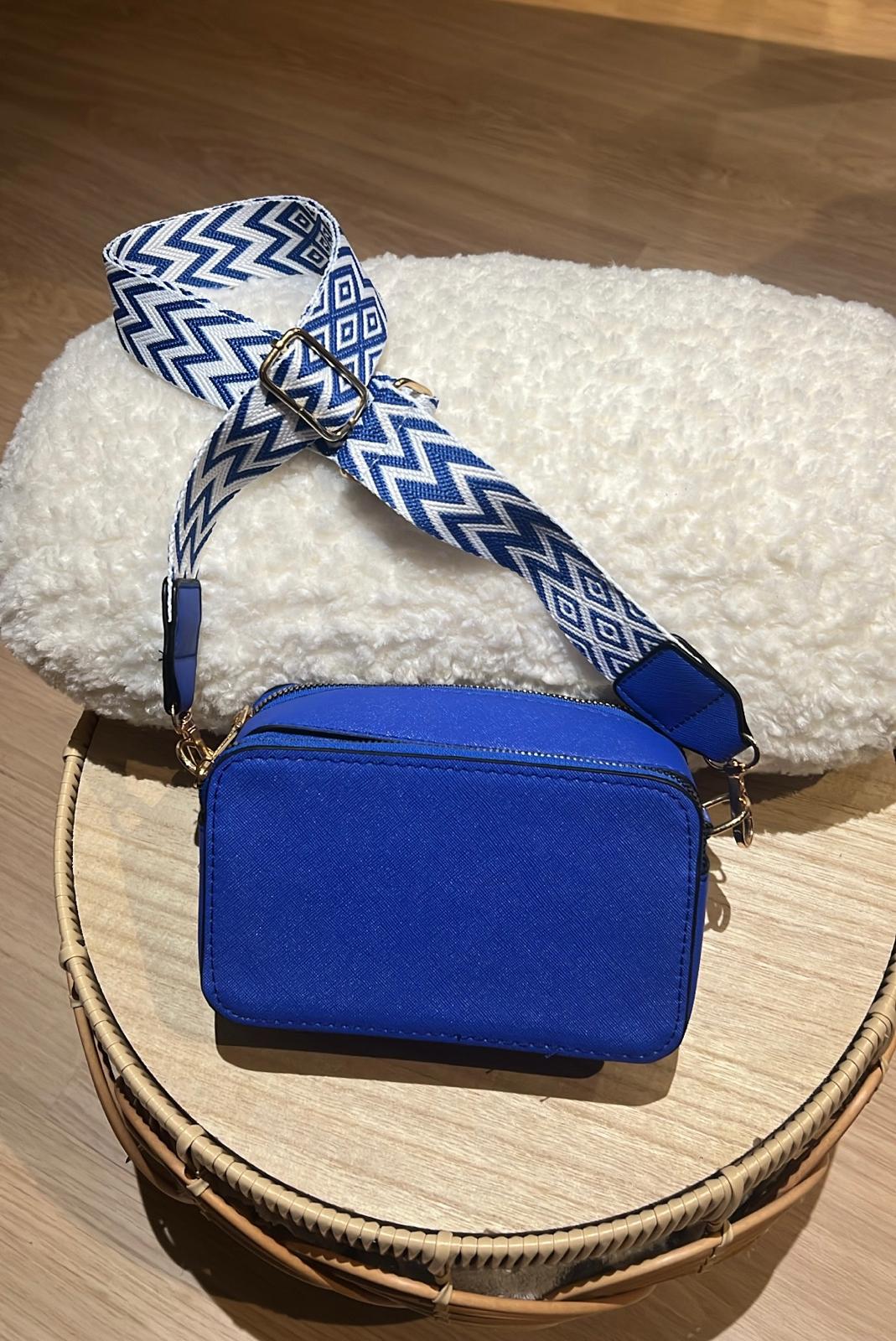 Sac à main Azur Élégance – Bleu intense & allure contemporaine