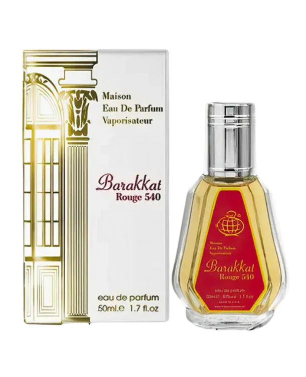 Barakkat Rouge 540 - Fragrance World 50ml Eau De Parfum Unisex