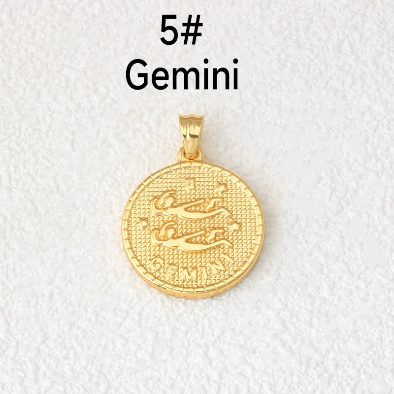 Collier Unisexe Signe Gémeaux - Élégance Astrale