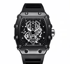 Montre Tendance Luxe Quartz Homme Carre Etanche Classe